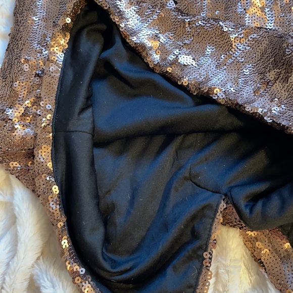 Bar III Women’s Copper Sequin party pencil skirt - Picture 12 of 13